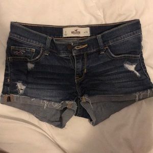 hollister jean shorts